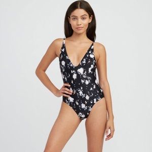 RVCA COSMIC FLOWER ONE PIECE SWIMSUIT